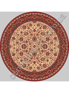 Ковер Royal 1570-505 beige-red Круг